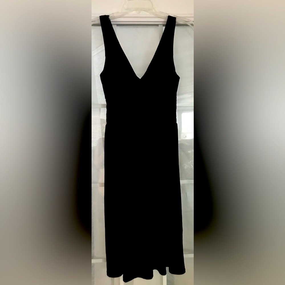 Maurices‎ Black V-Neck Midi Dress